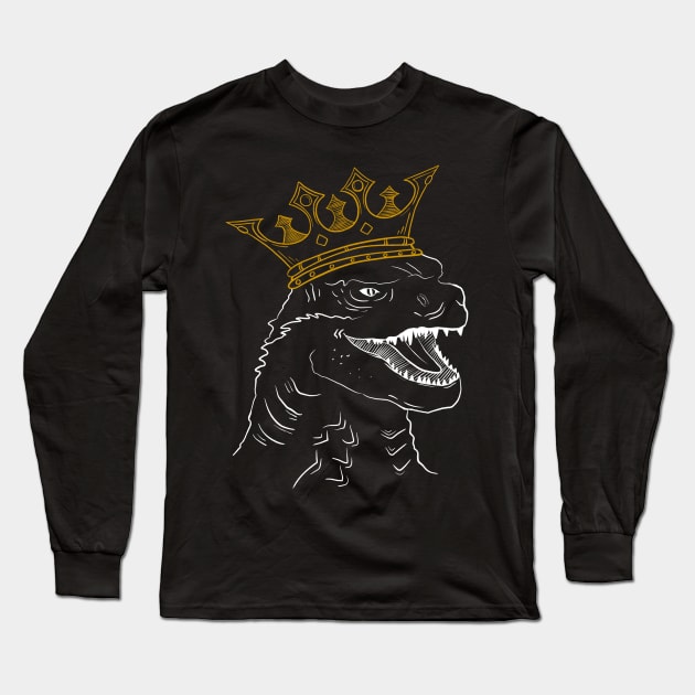 King of Monsters Long Sleeve T-Shirt by Creighcreigh